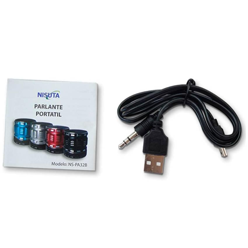 Parlante Nisuta Ns-Pa32b Negro